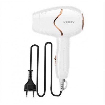 Kemey® Αναδιπλούμενο Πιστολάκι - Σεσουάρ Μαλλιών Ταξιδιού 1800W με 2 Ταχύτητες