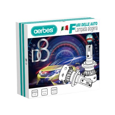 Η1 Σετ 2 Τεμάχια Led Λάμπες D8 Αυτοκινήτου SMD 42W 4800lm - Led Headlight