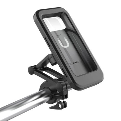Αδιάβροχη Μαγνητική Βάση Στήριξης 360º Smartphone για Μοτοσυκλέτες - Ποδήλατα 4,8″ εως 5.5″ Μαύρο