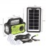 Ηλιακό Πακέτο Σύστημα Φωτισμού - Φακός - Φωτιστικό με Πάνελ - Φορτιστή & Ηχείο Ραδιόφωνο με 4 Λάμπες LED 150 Lumens