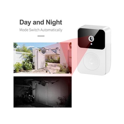 Ασύρματο Κουδούνι Πόρτας WiFI με Κάμερα Full HD Video - Δικτυακό Doorbell Two-way Audio X9
