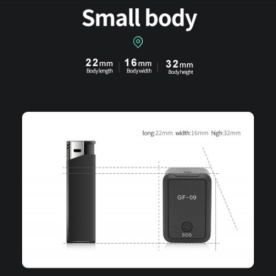 Μίνι Μαγνητικό GPS Tracker GF-09