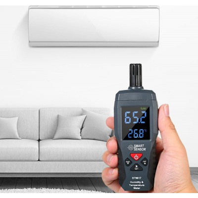 Ασύρματο Ψηφιακό Θερμόμετρο , Υγρασιόμετρο Εσωτερικού/Εξωτερικού Χώρου με LCD Οθόνη