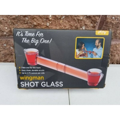 Παιχνίδι Ενηλίκων με Σφηνάκια Ποτού για 2 άτομα, Wingman Shot Glass