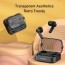 Ασύρματα Ακουστικά Αφής Awei Ψείρες In-ear Bluetooth V5.3 Handsfree με Θήκη Φόρτισης & Χωρίς καλώδια - Μαύρα