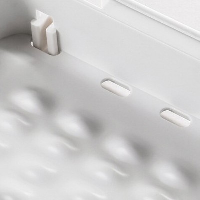 Επιτοίχιο Αυτοκόλλητο Ραφάκι για Σαπούνια Νιπτήρα Μπάνιου - Σαπουνοθήκη Πλαστική