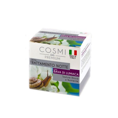 Νυχτερινή Θεραπεία Προσώπου Cosmi Premium από Φυσικό Έκκριμα Σαλιγκαριού για Ανάπλαση και Αντιγύρανση 50ml