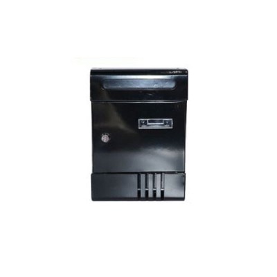 Μεταλλικό Γαλβανιζέ Γραμματοκιβώτιο Με Κλειδί, Σε Μαύρο Χρώμα, Διαστάσεων 29,1x20,5x2,6cm
