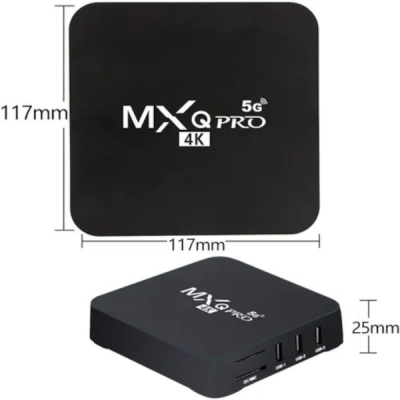 Μετατροπέας Smart TV PRO Mini Android 11.1 16GB RAM / 256GB TV Box 4K Ultra HD 5G WiFi SD / USB Quad Core
