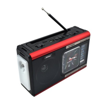 Μινι Φορητό Επαναφορτιζόμενο Bluetooth Ραδιόφωνο USB/SD Mp3 Player Multimedia Speaker, FM/AM Radio
