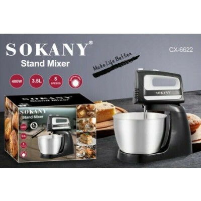 Μίξερ 400W με Kάδο 3.5 lt SOKANY CX-6622
