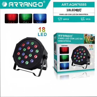 Προβολέας RGB - Φωτορυθμικό DJ 18xLed ARRANGO AQW76585