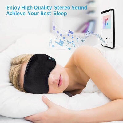 Μάσκα Ύπνου Bluetooth με Ενσωματωμένα Ασύρματα Ακουστικά για Android και Ios