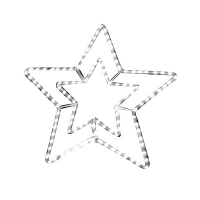 Χριστουγεννιάτικο Αστέρι Φωτοσωλήνας Με 67 Led,Αδιάβροχο IP44, Θερμό Λευκό και 8 Προγράμματα Arrango AN77290