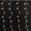 Χριστουγεννιάτικα Λαμπάκια Κουρτίνα με 240LED Αδιάβροχο IP44, Θερμό Λευκό και 8 Προγράμματα Arrango AN57369