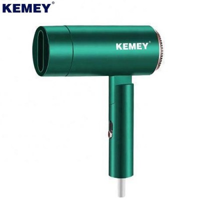 Kemey Αναδιπλούμενο Πιστολάκι - Σεσουάρ Μαλλιών 1300W Ψυχρού & Θερμού Αέρα με 2 Ρυθμίσεις Ταχύτητας KM-9836
