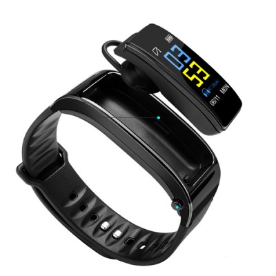 Ρολόι Y3 Smartwatch & Ακουστικό Bluetooth TalkBand Color 2 σε 1, Activity Tracker με Καταγραφή Καρδιακών Παλμών, Βημάτων & Ύπνου