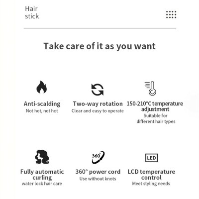 Ψαλίδι Μαλλιών για Μπούκλες 25W - Hair Curler HM-7811R