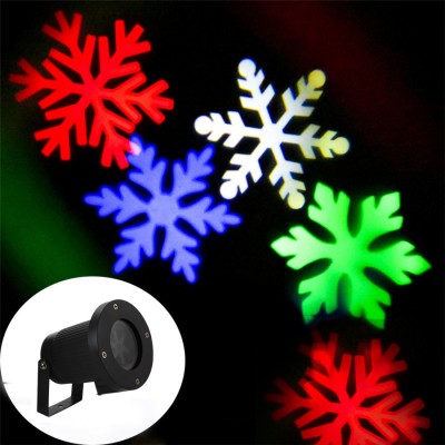 Αδιάβροχος Προβολέας με Χιονονιφάδες - Νυχτερινός Διακοσμητικός Χριστουγεννιάτικος Φωτισμός Προτζέκτορας - Snowflake Projector LED