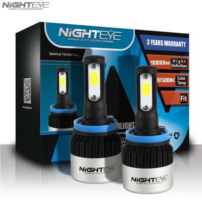 2x Nighteye Λαμπτήρες LED Φώτα Πορείας 12/24V H11 2x36W 6500k IP68 Α315 S2 9000Lm