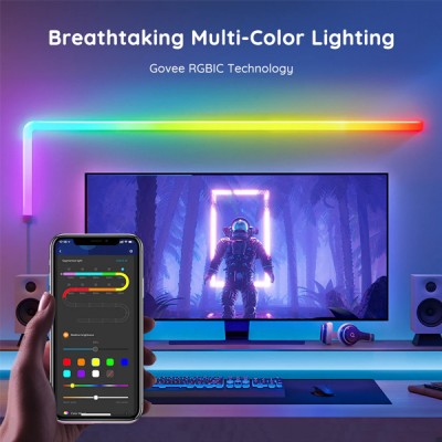 Επιτοίχιο LED RGB Φωτιστικό Λωρίδα Dimmable με Bluetooth App Εφαρμογή