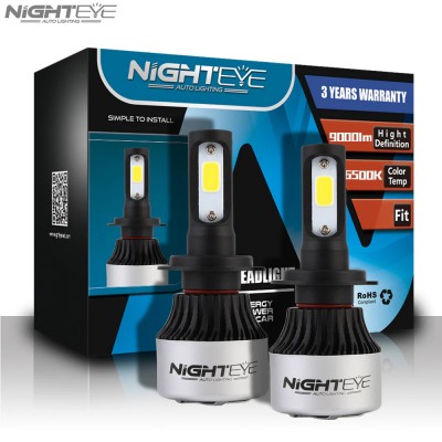 2x Nighteye Λαμπτήρες LED Φώτα Πορείας 12/24V H7 2x36W 6500k IP68 Α315 S2 9000Lm