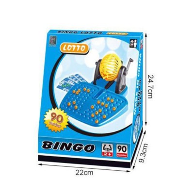 Διαδραστικό Εκπαιδευτικό Παιχνίδι Bingo Lottery Intelligence Μπλε 24,7x9.3x22 cm