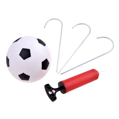 2 σε 1 Αναδιπλούμενος Στόχος-Τέρμα Προπόνησης Ποδοσφαίρου με Μπάλα καιΤρόμπα 113x82x85.5 cm