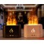 3D Humifier Υγραντήρας Υπερήχων & Αρωματοθεραπείας με LED Φωτισμό Εφέ Φλόγας 200ml - Aroma Diffuser Flame