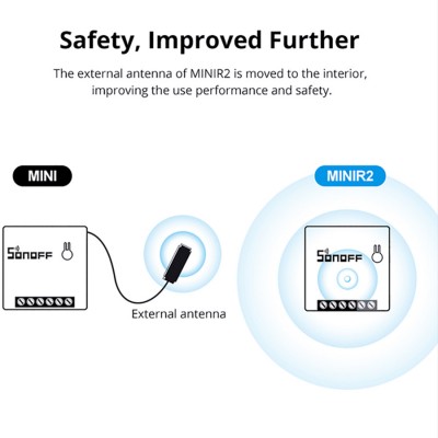 SONOFF Έξυπνος Ενδιάμεσος Διακόπτης WiFi για Διαχείριση & Μετατροπή Απλών Συσκευών σε Smart
