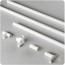 Λευκή Γωνιακή Παπουτσοθήκη Ραφιέρα / Κρεμάστρα – Έπιπλο Εισόδου – Με 3 Ράφια  180x45x45cm -Corner Coat Rack