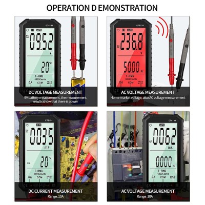 Ψηφιακό Πολύμετρο με Οθόνη LCD 3,5 Ψηφίων και Μέτρηση Τρανζίστορ