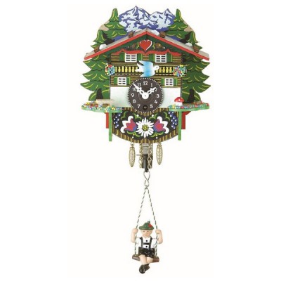 Ρολόι Τοίχου Εκκρεμές Black Forest Clock Swiss House Bayern