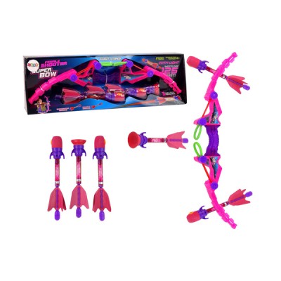 Παιχνίδι Shooting Storm Bow Παιδικό Τόξο Πλαστικό Ροζ Εμβέλια έως 30 Mέτρα