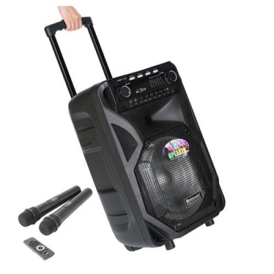 Ασύρματο Bluetooth Ηχείο 12" TWS FM Meirende με 2 Μικρόφωνα για Καραόκε - Τηλεχειριστήριο & Χειρολαβή