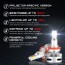 2x Nighteye Λαμπτήρες LED Φώτα Πορείας H1 80W 3000Lm 6000K A334 - A18