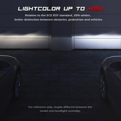 2 x Novsight Λαμπτήρες LED Φώτα Πορείας Αυτοκινήτου 12/24V H11 90W (2x45W) 12000LM 6500K IP68 A500 N26