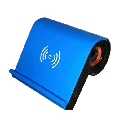 Ασύρματος Φορτιστής & Bluetooth Ηχείο - Φορητό Ηχειάκι - Qi Wireless Charging Speaker