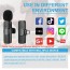 Ασύρματο Μικρόφωνο Πέτου για Android και Iphone Κινητά ιδανικό για Vlog/YouTube/TikTok/LIve Streaming-Wireless Microphone