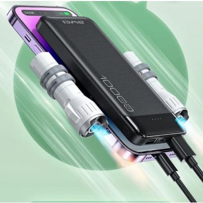 P37K Power Bank 10000mAh με 2 Θύρες USB-A και Θύρα USB-C